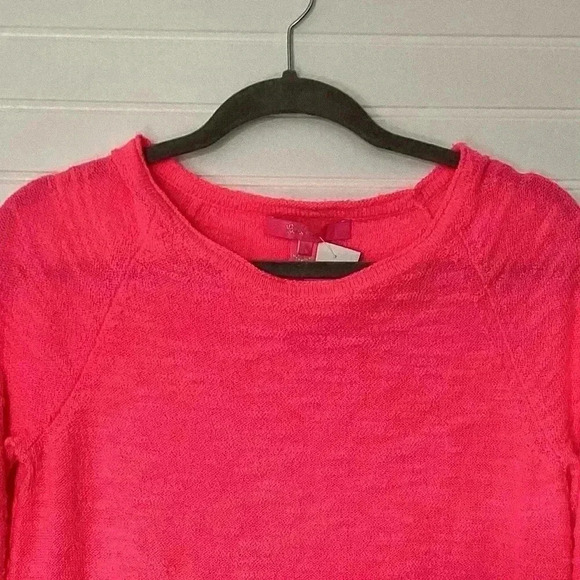 Lilly Pulitzer Jody Sweater in Love Potion Pink Size Small Tassel Sweater tunic - Picture 3 of 10